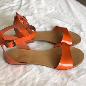 Aldo orange sandals